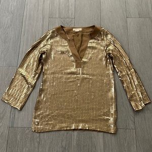 Vintage Michael Kors tunic/cover up! Sequins !
